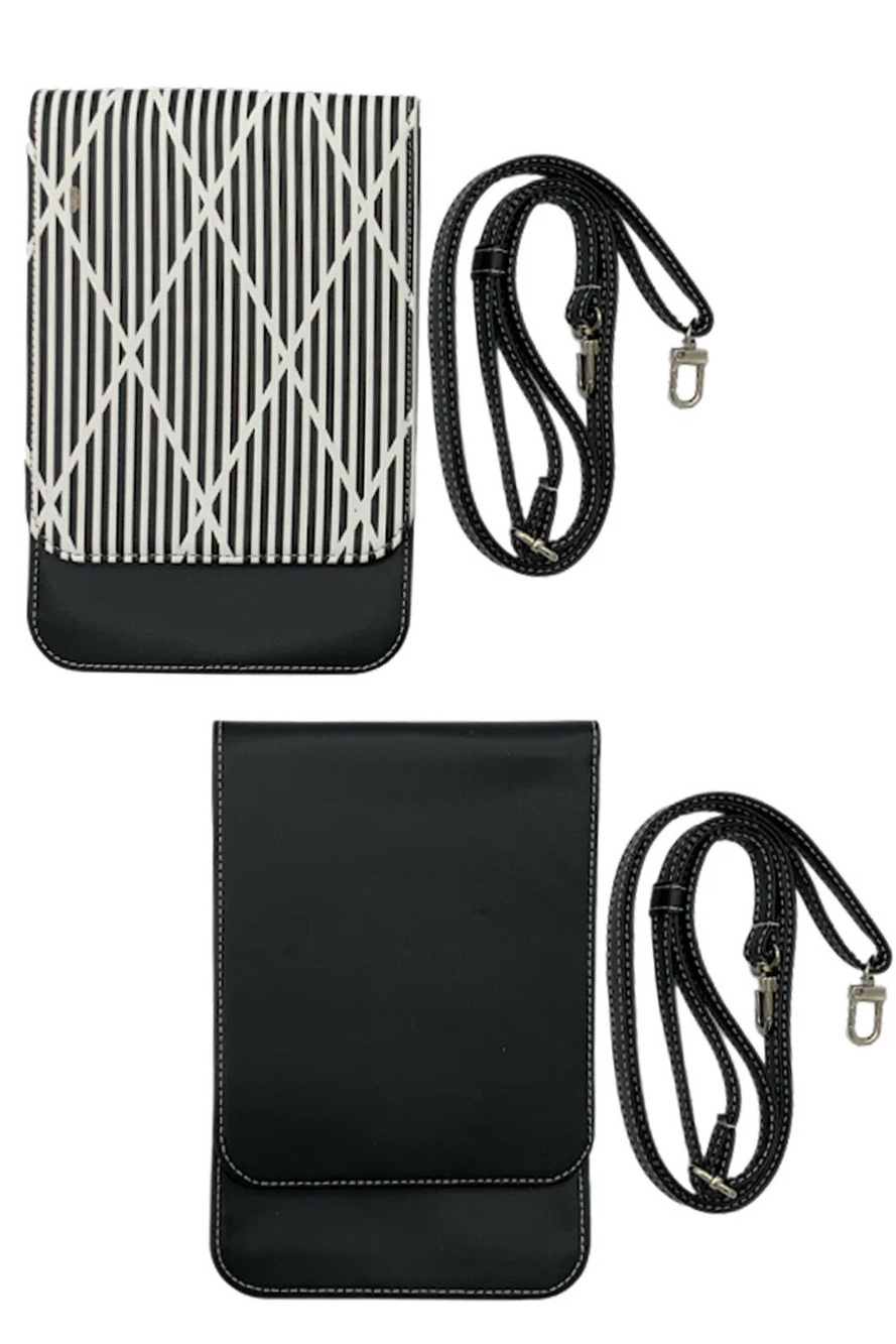 Caseable 2-pack Crossbody Phone Bags Protection Black Dia/Black